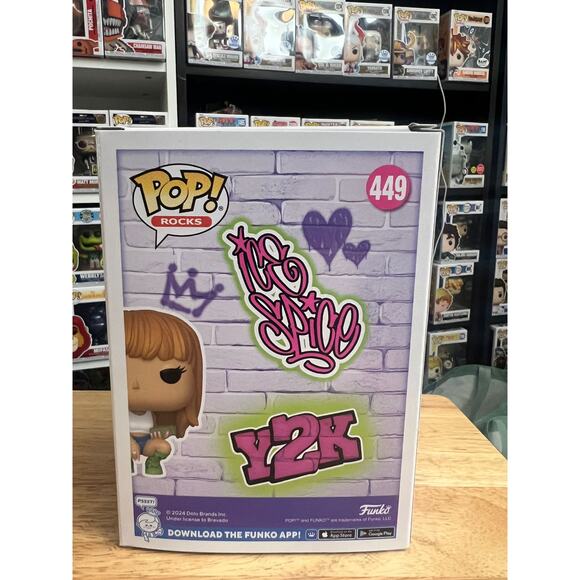EXCLUSIVE Ice Spice Y2K Funko Pop #449 Rocks Music Shop R&B Hip Hop Tik Tok - Picture 3 of 6